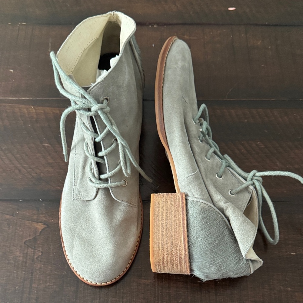 NWOB Matiko suede booties